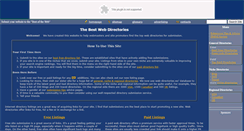 Desktop Screenshot of best-web-directories.com