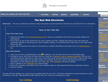 Tablet Screenshot of best-web-directories.com